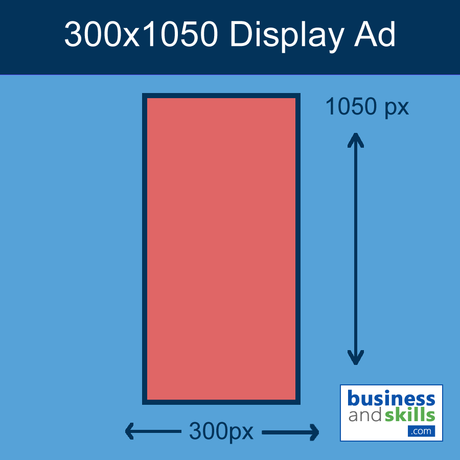Buy affordable 300x1050 banner adverts