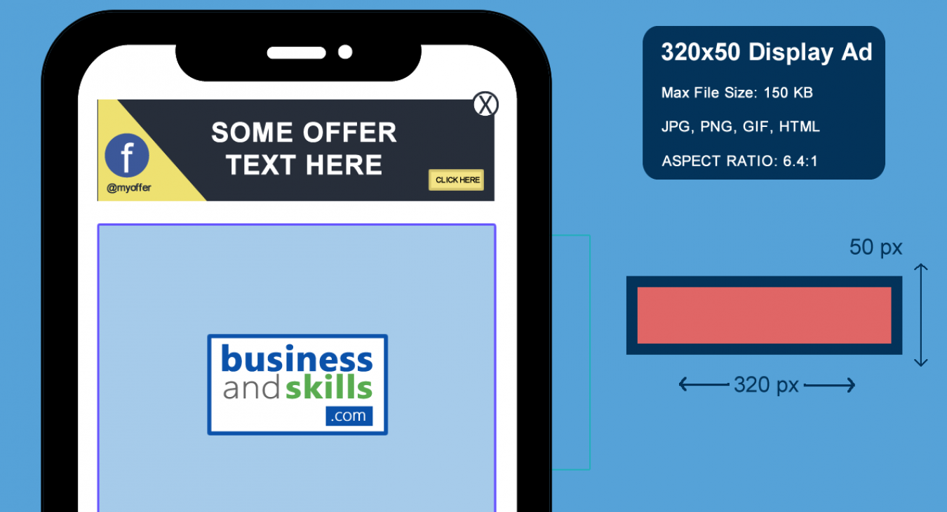 Banner Ad Placement Example 320x50